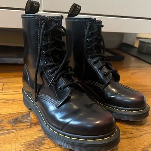 dark red doc martens - never been worn